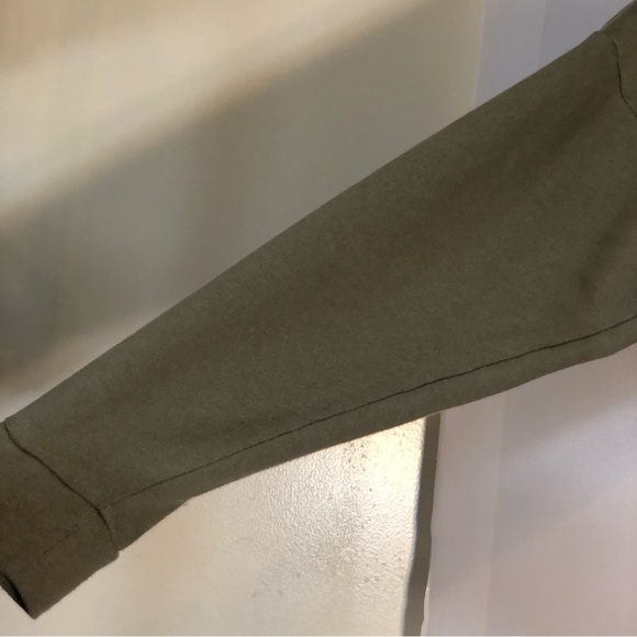 Victoria's Secret Pink Nation Campus Crew Mesh V-Neck Sweatshirt - Picture 9 of 14